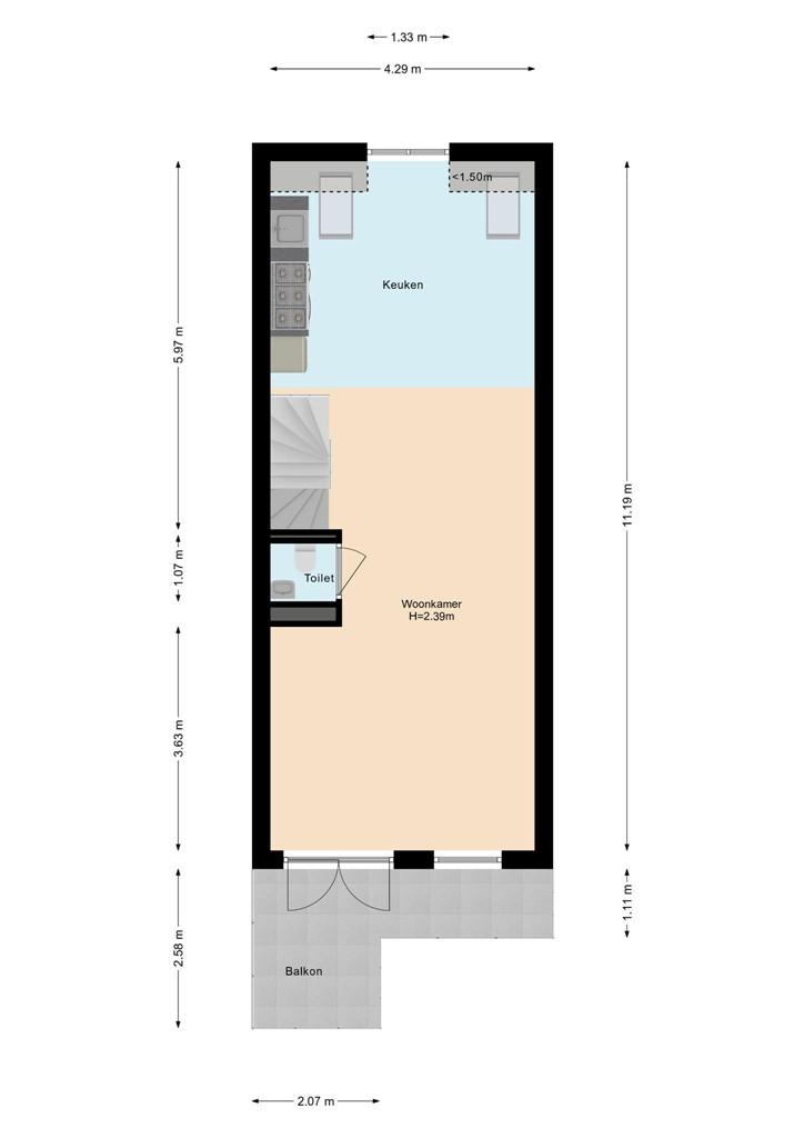 41: Fagelstraat 24 III, Amsterdam